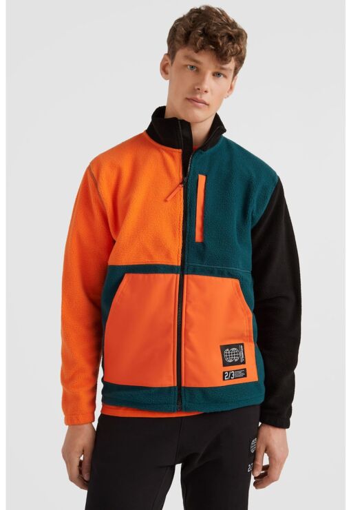 Bluza din material fleece cu model colorblock pentru ski Progressive