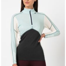 Bluza regular fit din lana Merinos pentru ski Base Layer Lifa